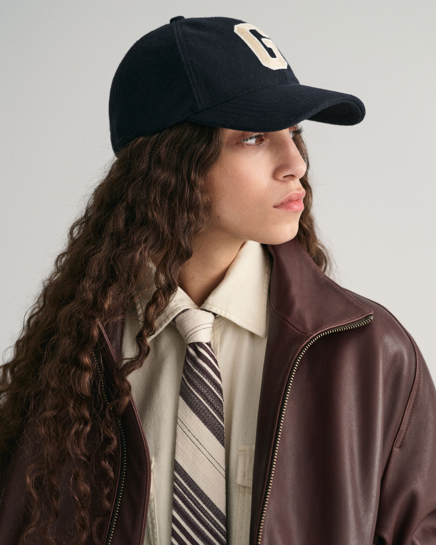 Raw Silk Striped Tie