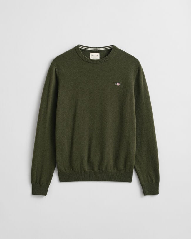 Superfine Lambswool Crew Neck Sweater