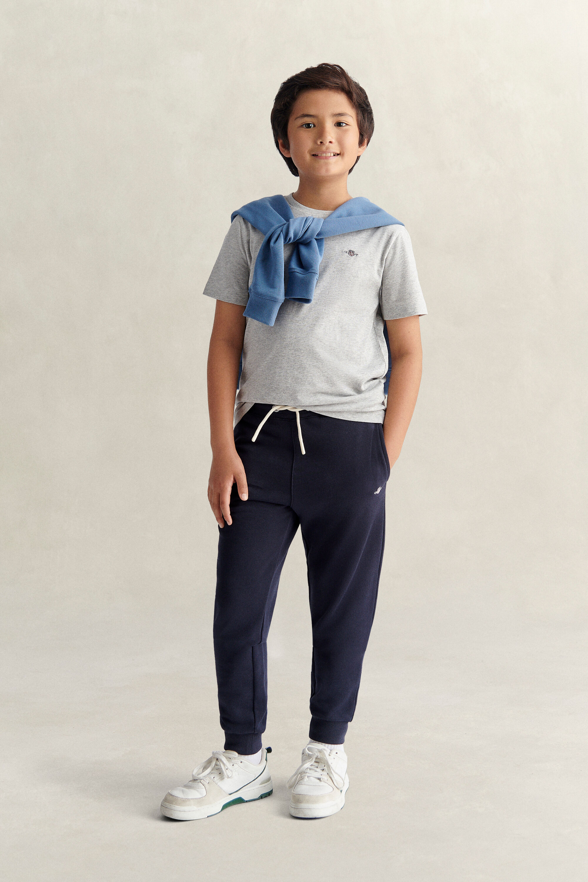 Teen Boys Shield Sweatpants — EVENING BLUE
