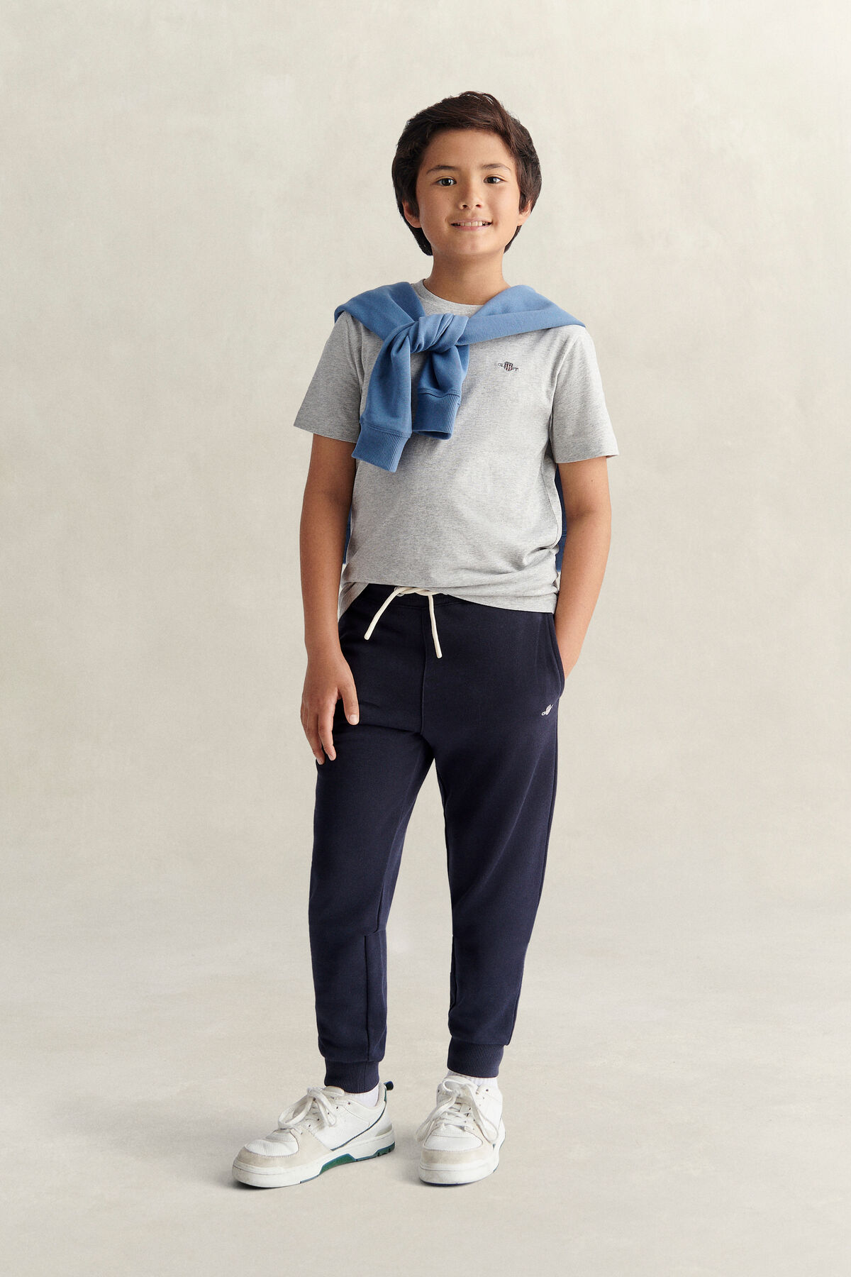Teen Boys Shield Sweatpants — EVENING BLUE