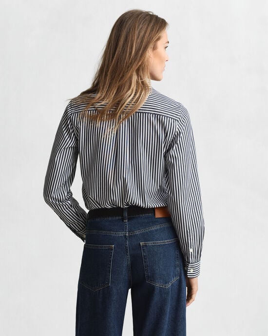Regular Fit Classic Striped Poplin Shirt