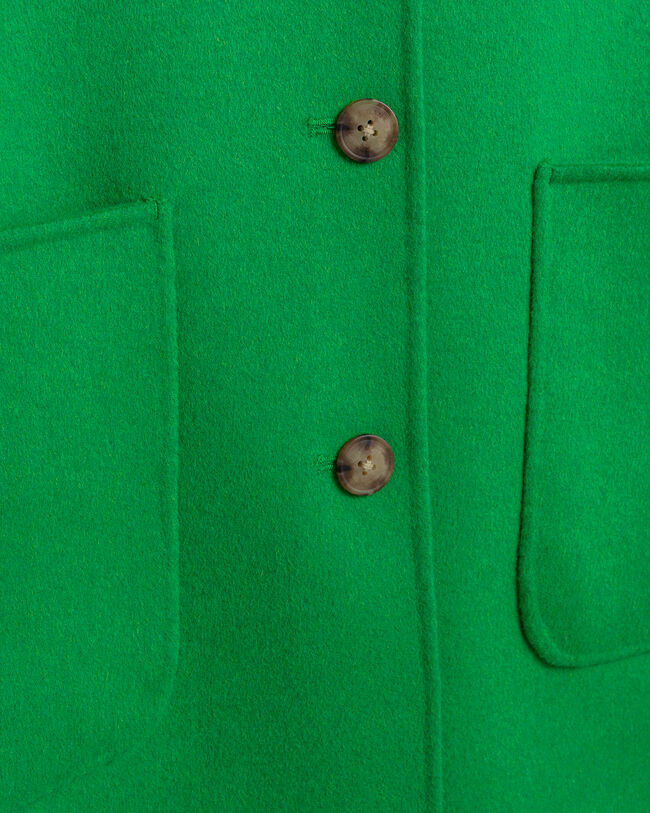 Melange Handstitched Coat