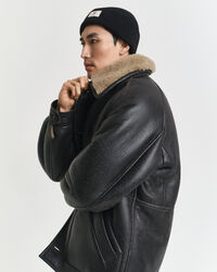 Ribbed Cotton Blend Beanie