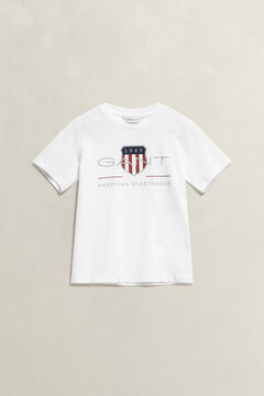 Kids Archive Shield T-Shirt — WHITE 2