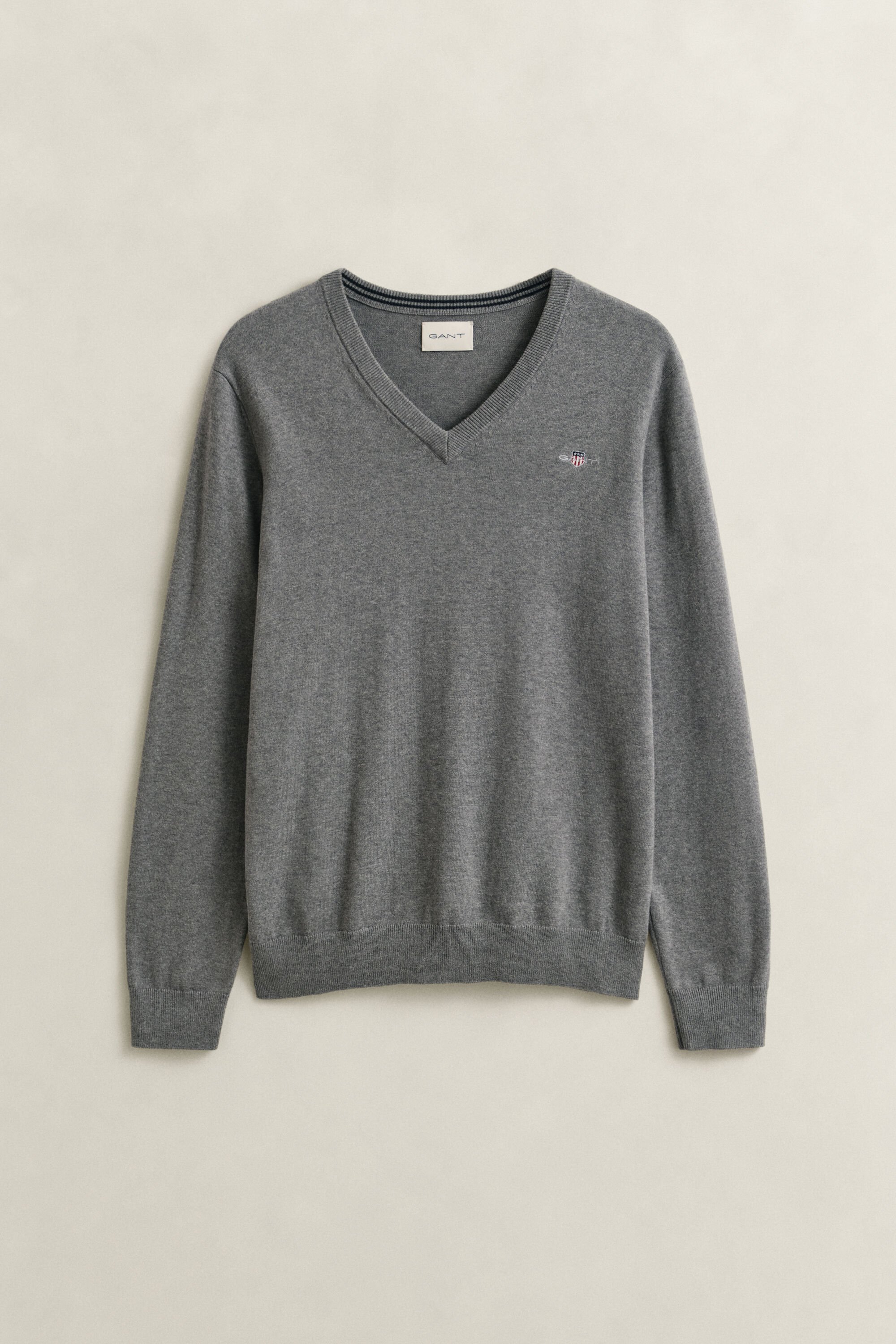 Classic Cotton V-Neck Sweater
