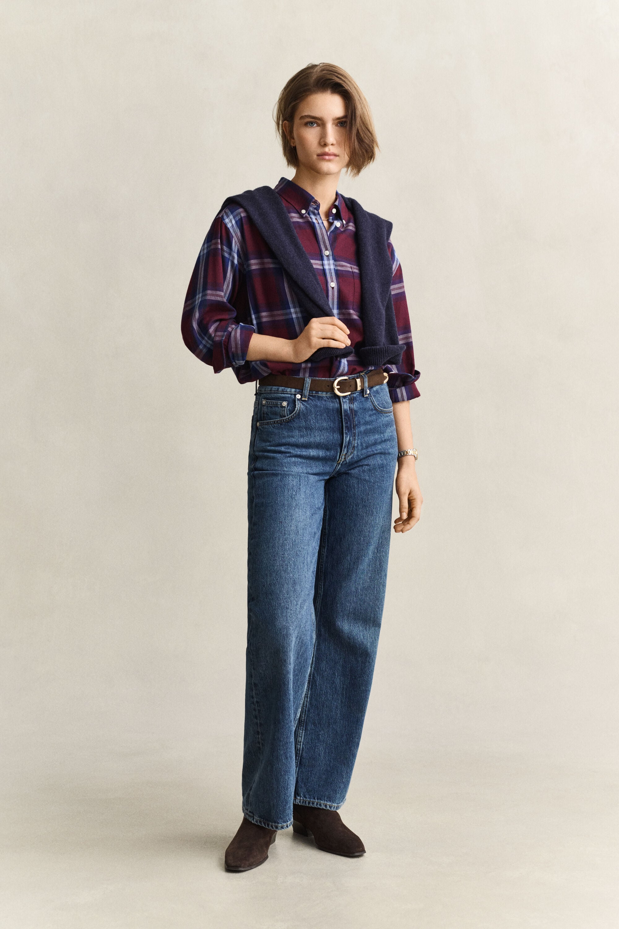 Relaxed Flannel Shirt