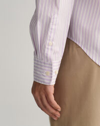 Regular Fit Striped Broadcloth Shirt
