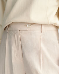 Wide Leg Stretch Linen Pants