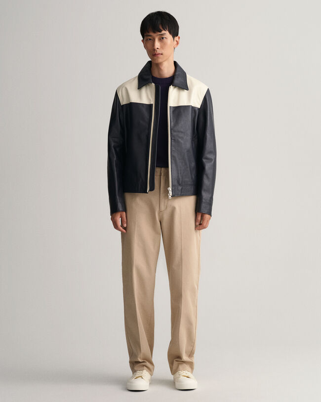 Wide Straight Fit Chinos