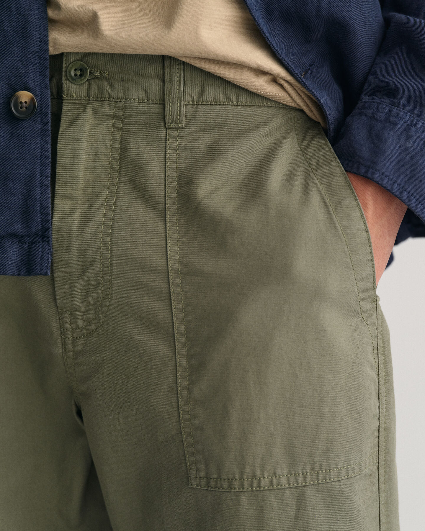 Regular Fit Cotton Linen Chinos