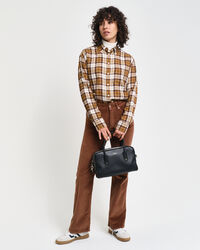 Relaxed Fit Checked Flannel Shirt