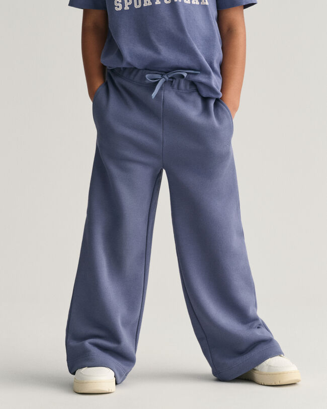 Girls Wide Leg Jersey Pants