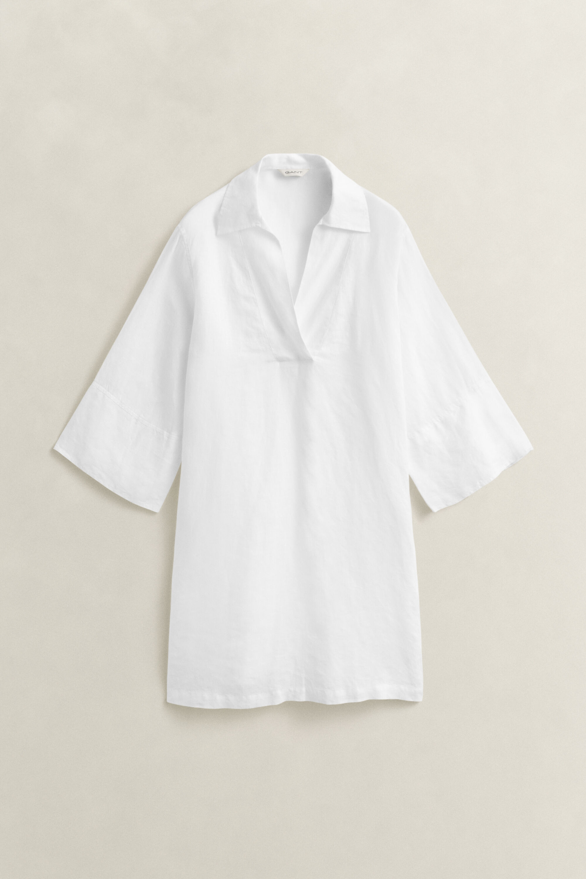 Popover Linen Dress
