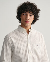 Regular Fit Micro Print Shirt