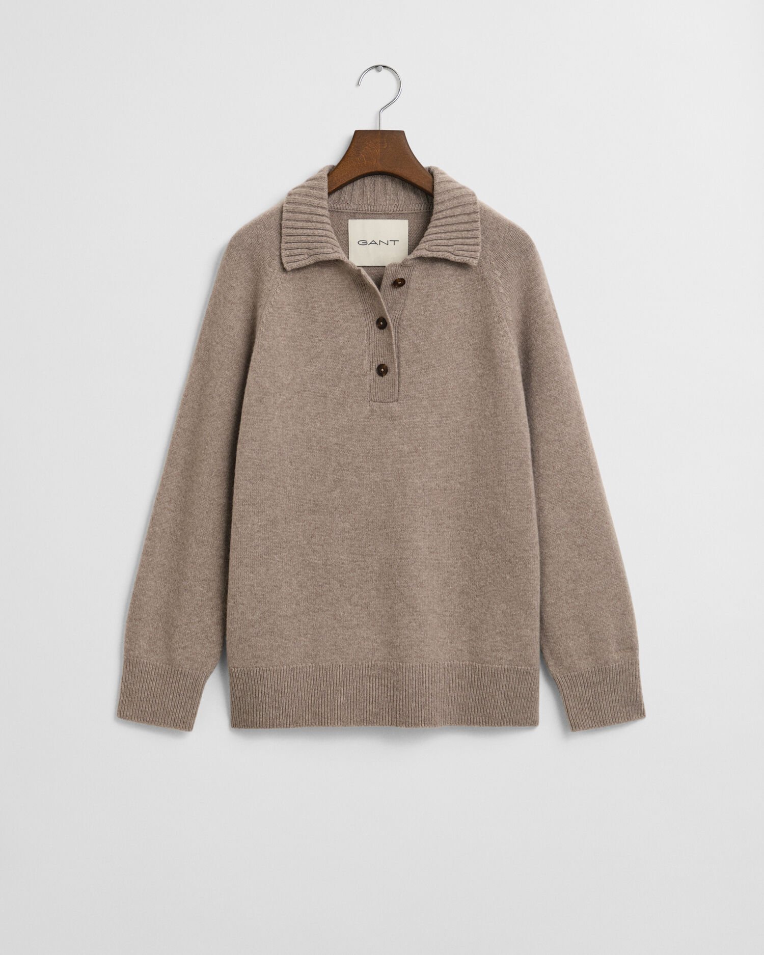 Knitted Wool Cashmere Blend Rugger