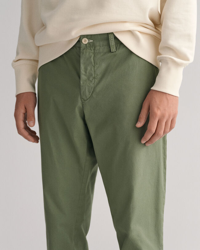 Hallden Slim Fit Sunfaded Chinos