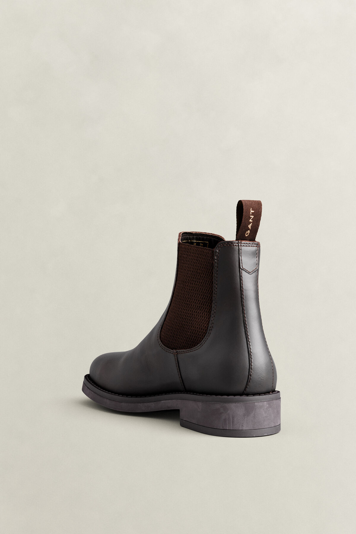 Prepdale Leather Chelsea Boots — DARK BROWN