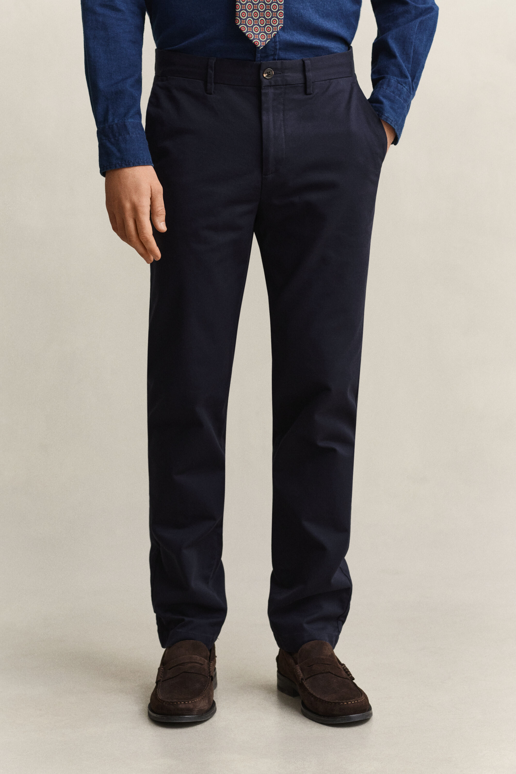 Slim Fit Smart Chinos