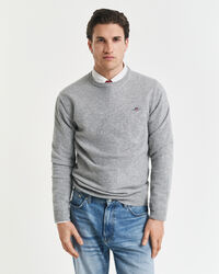 Superfine Lambswool Crew Neck Sweater