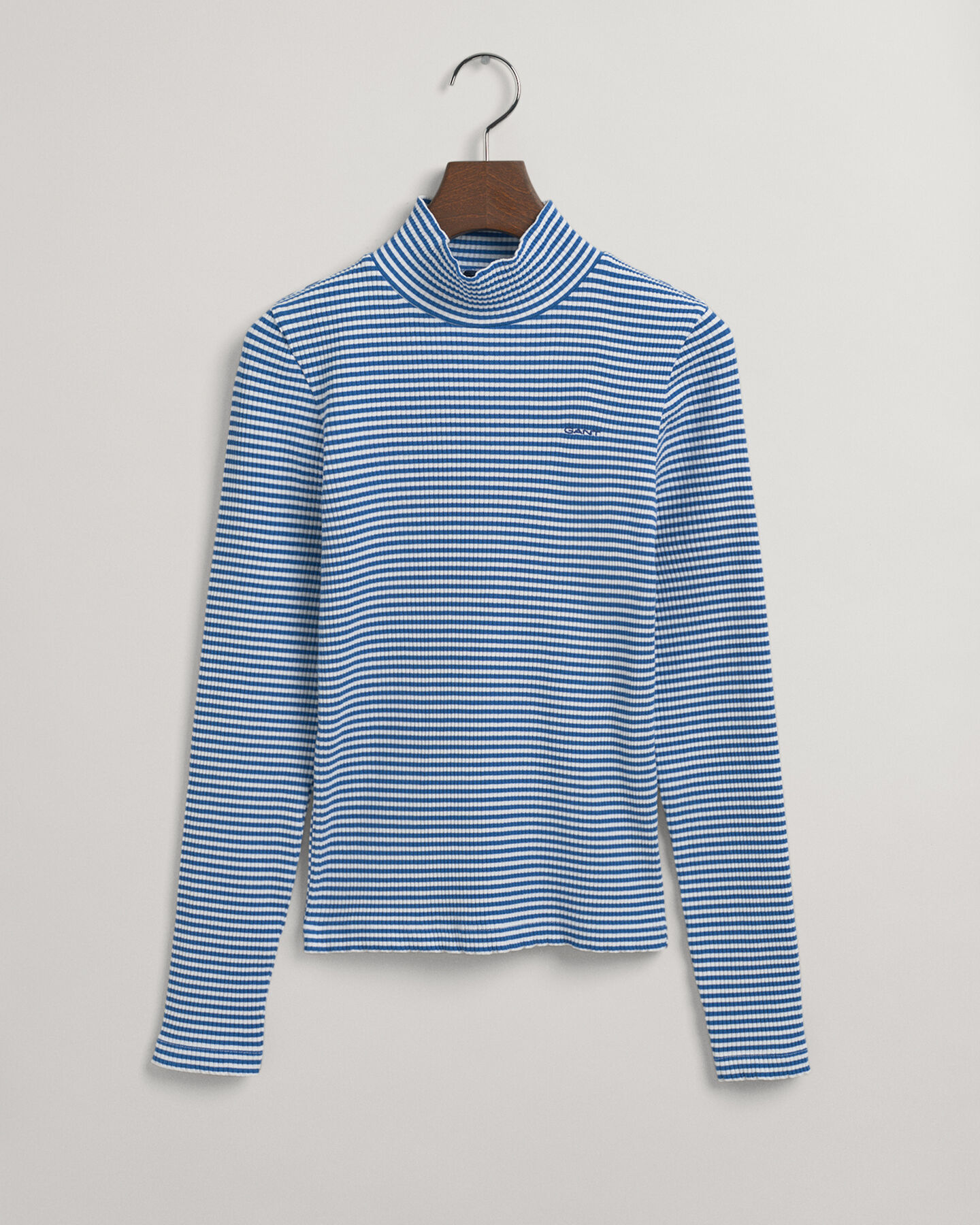 Teen Girls Striped Rib Polo Top