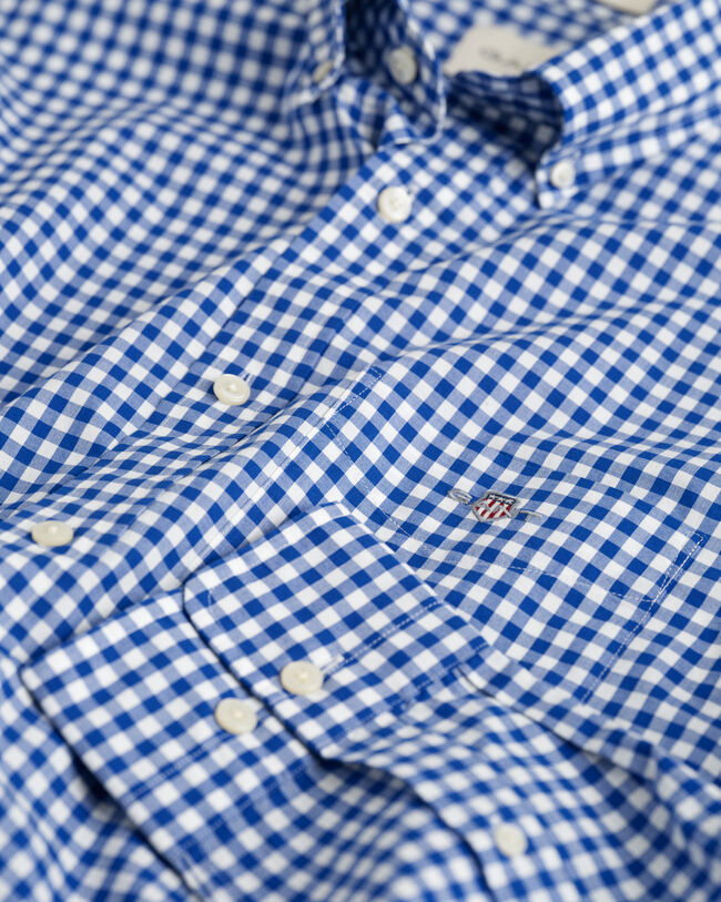 Regular Fit Classic Gingham Poplin Shirt