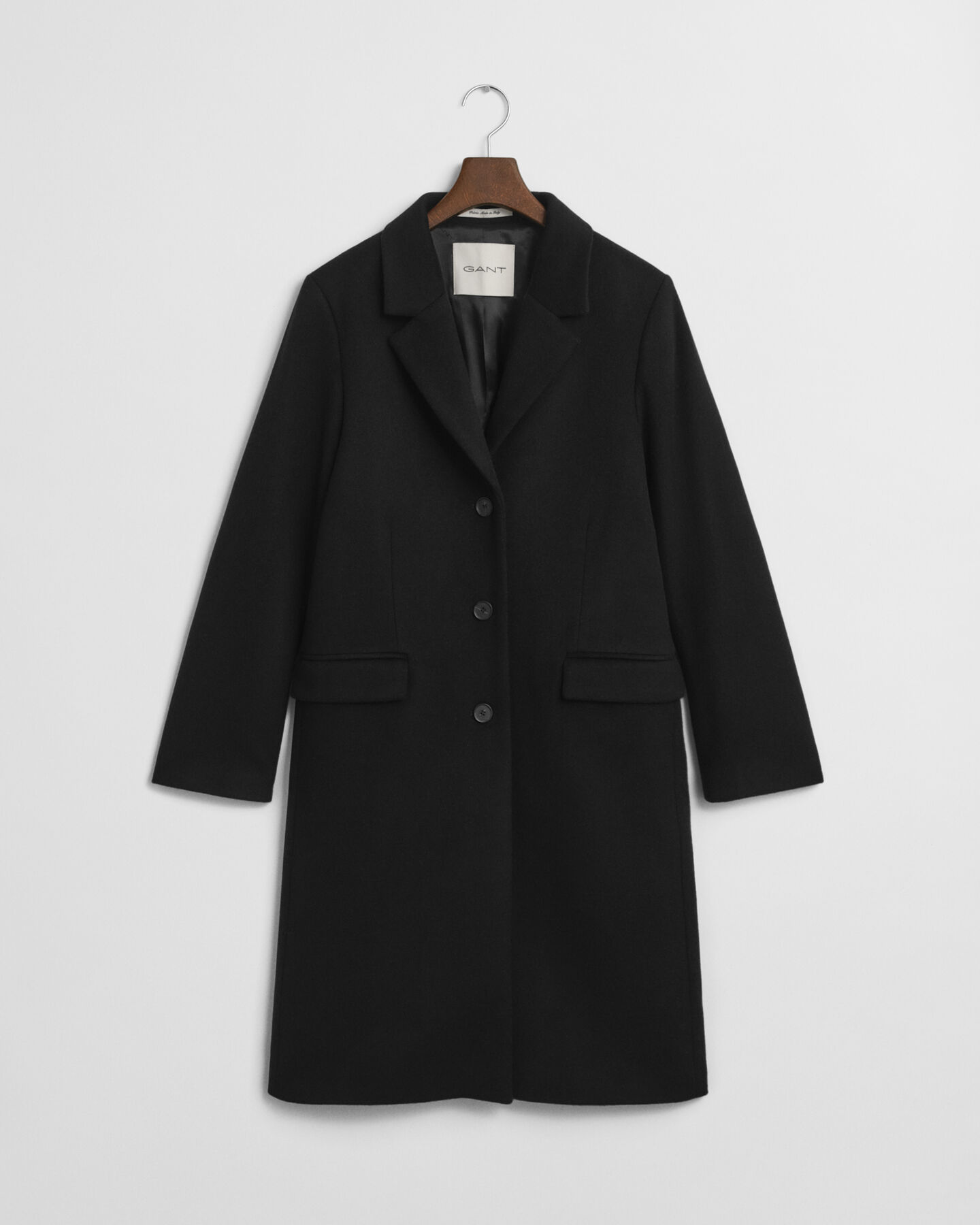 Classic Tailored Wool Blend Coat