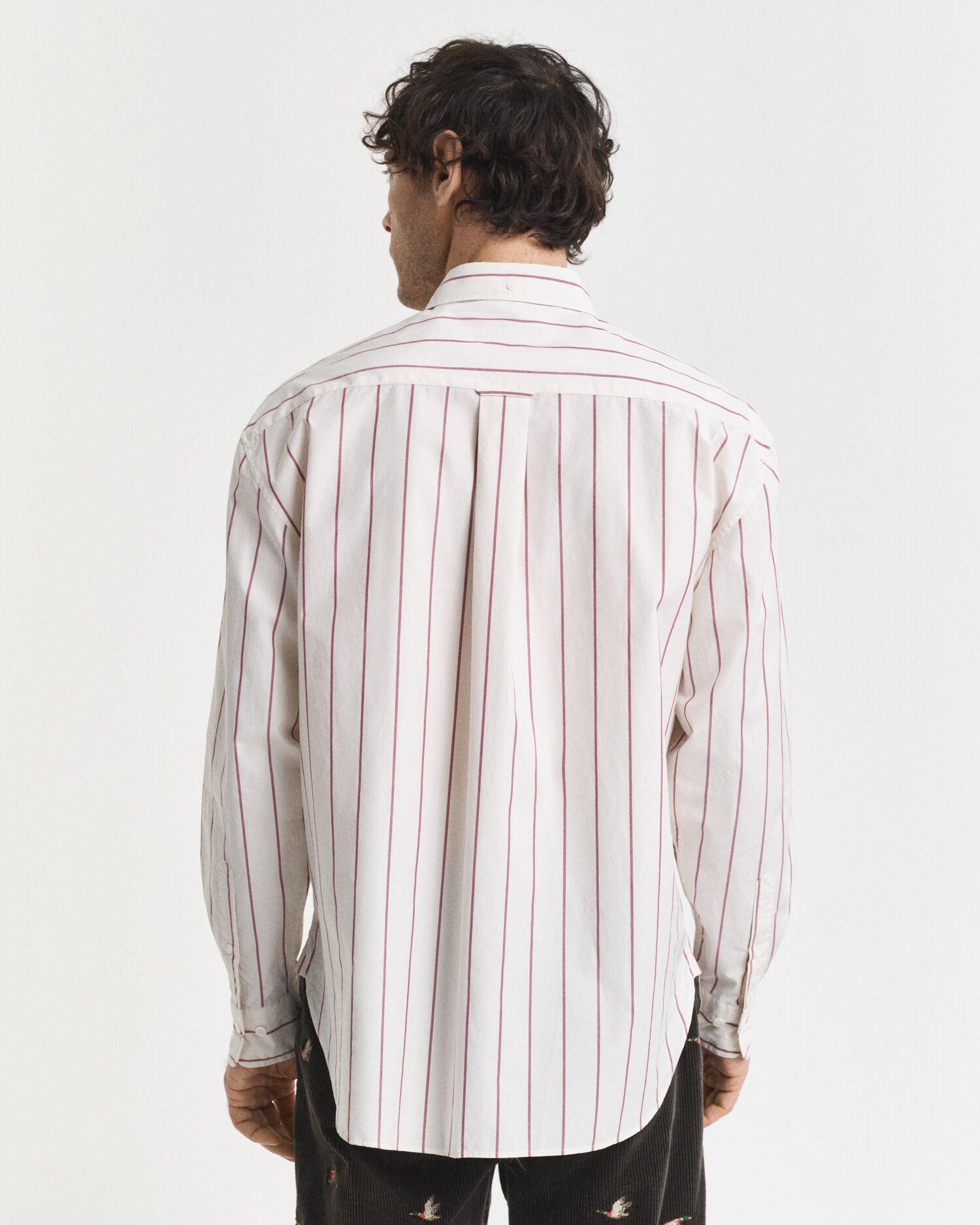 Relaxed Fit Striped Heritage Poplin Shirt