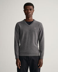 Super Fine Lambswool V-Neck Sweater