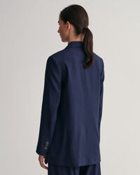 Regular Fit Stretch Linen Blazer