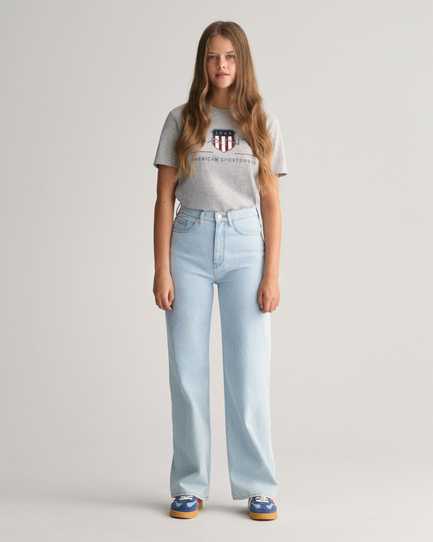 Teen Girls Wide Leg Jeans