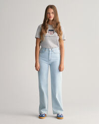 Teen Girls Wide Leg Jeans