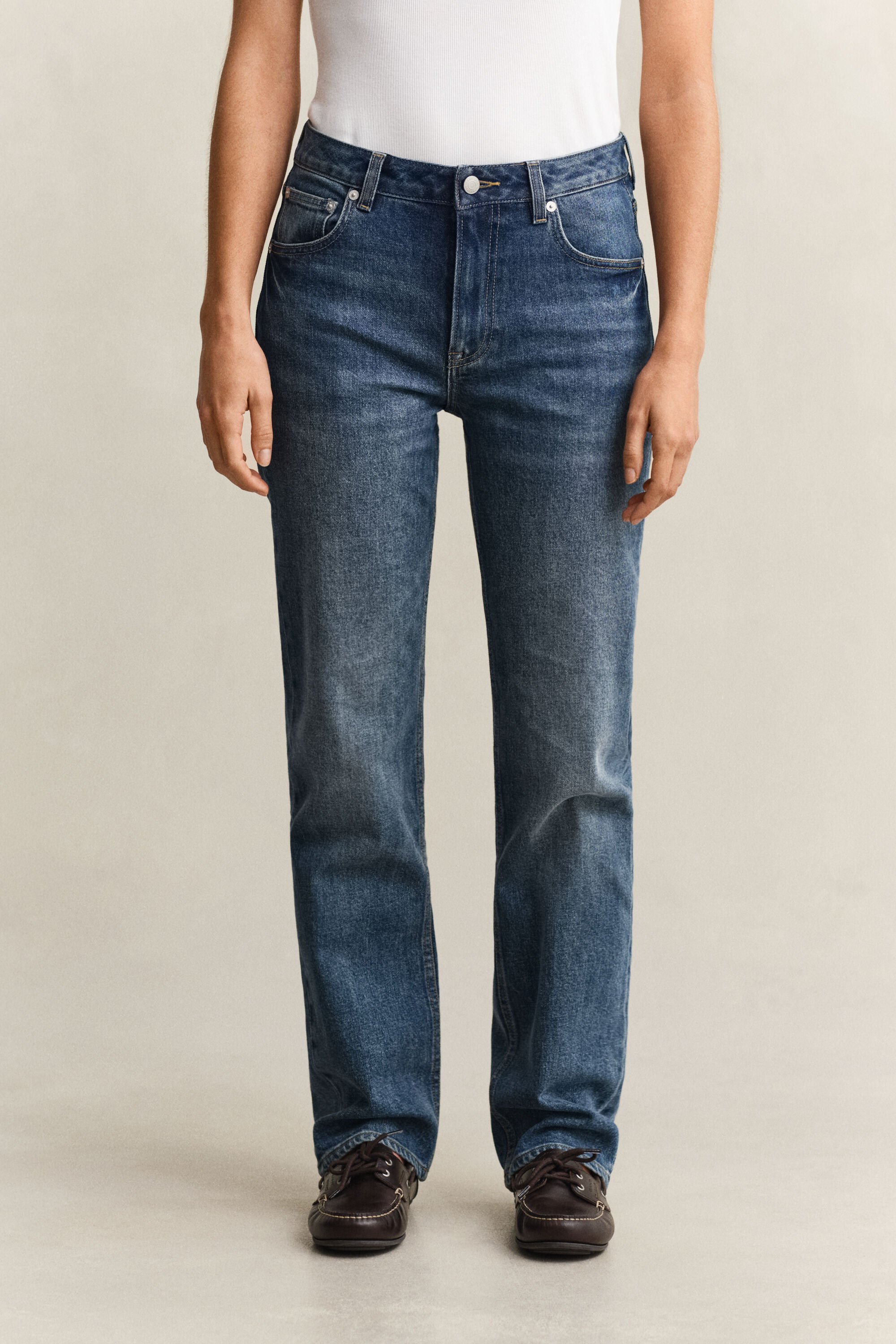 Straight Leg Stretch Jeans