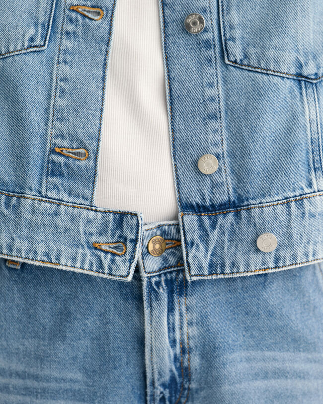 Cropped Denim Jacket