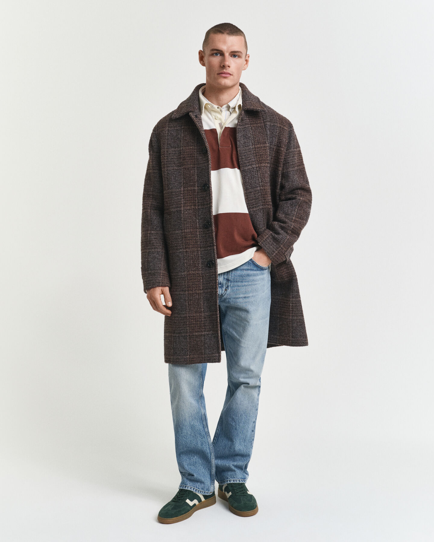 Block Striped Heavy Rugger