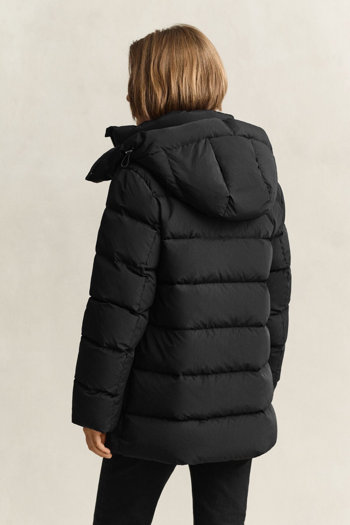 Mid Down Jacket — BLACK