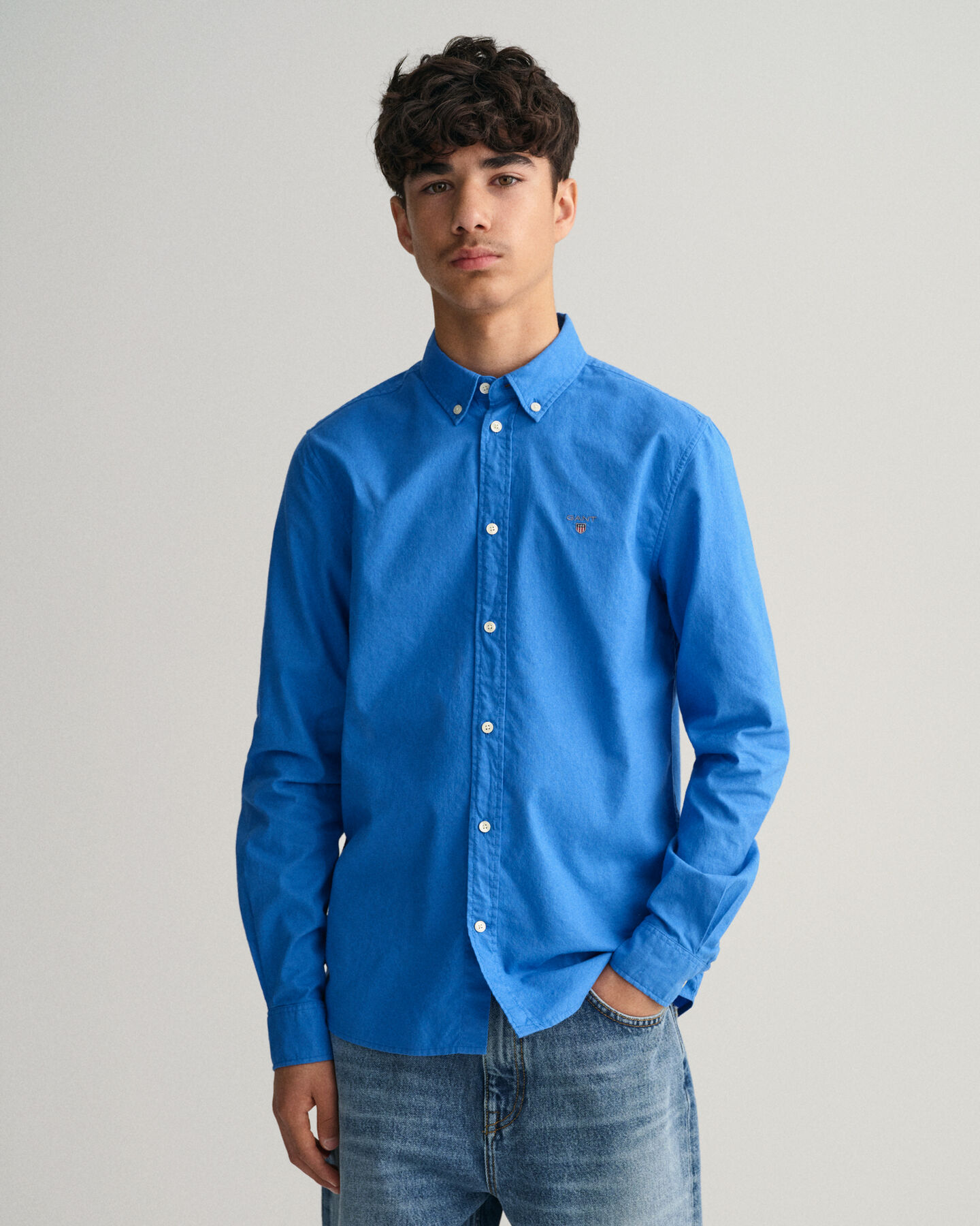 Teen Boys Cotton Twill Shirt