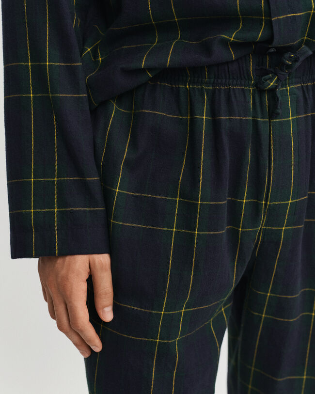 Flannel Checked Pajama Set Gift Box