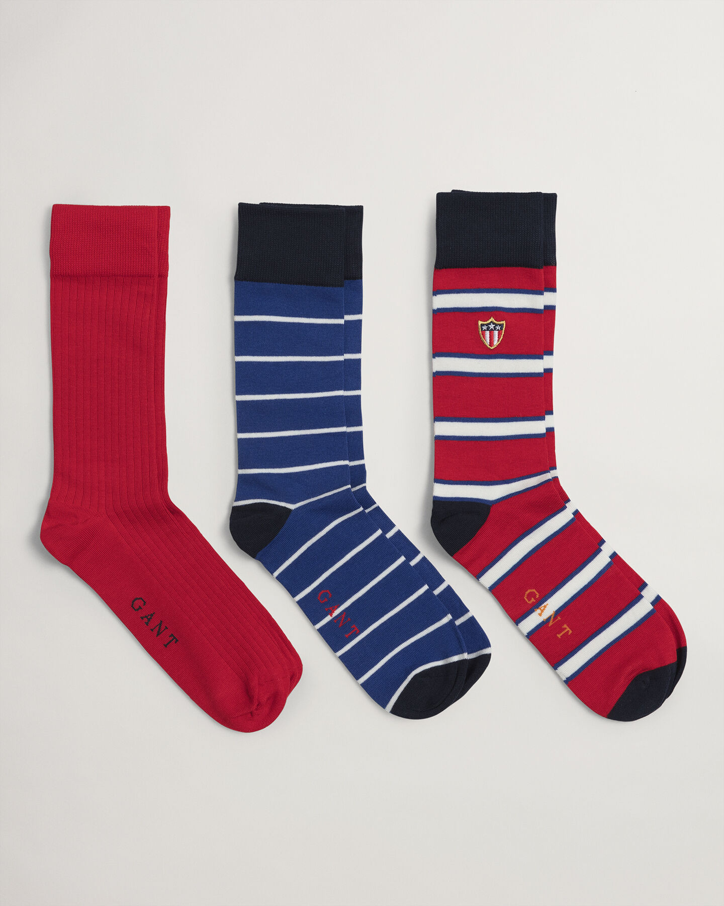 3-Pack Banner Shield Socks with Gift Box