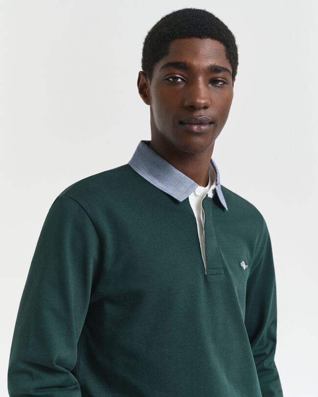 Chambray Collar Heavy Rugger