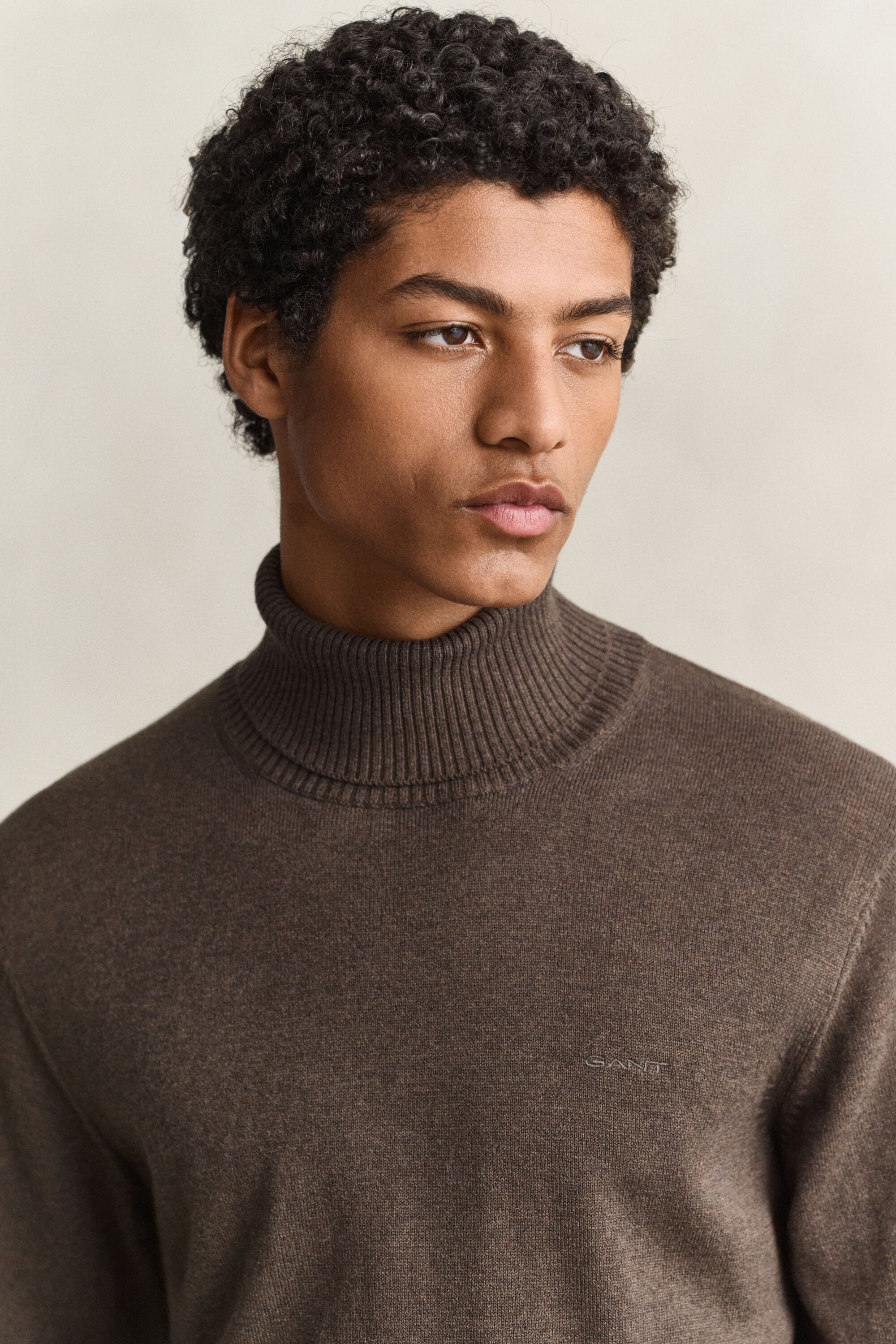 Cotton Wool Turtleneck Sweater