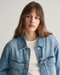 Cropped Denim Jacket