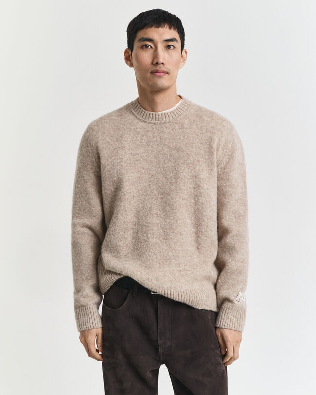 Scottish Wool Crew Neck Sweater