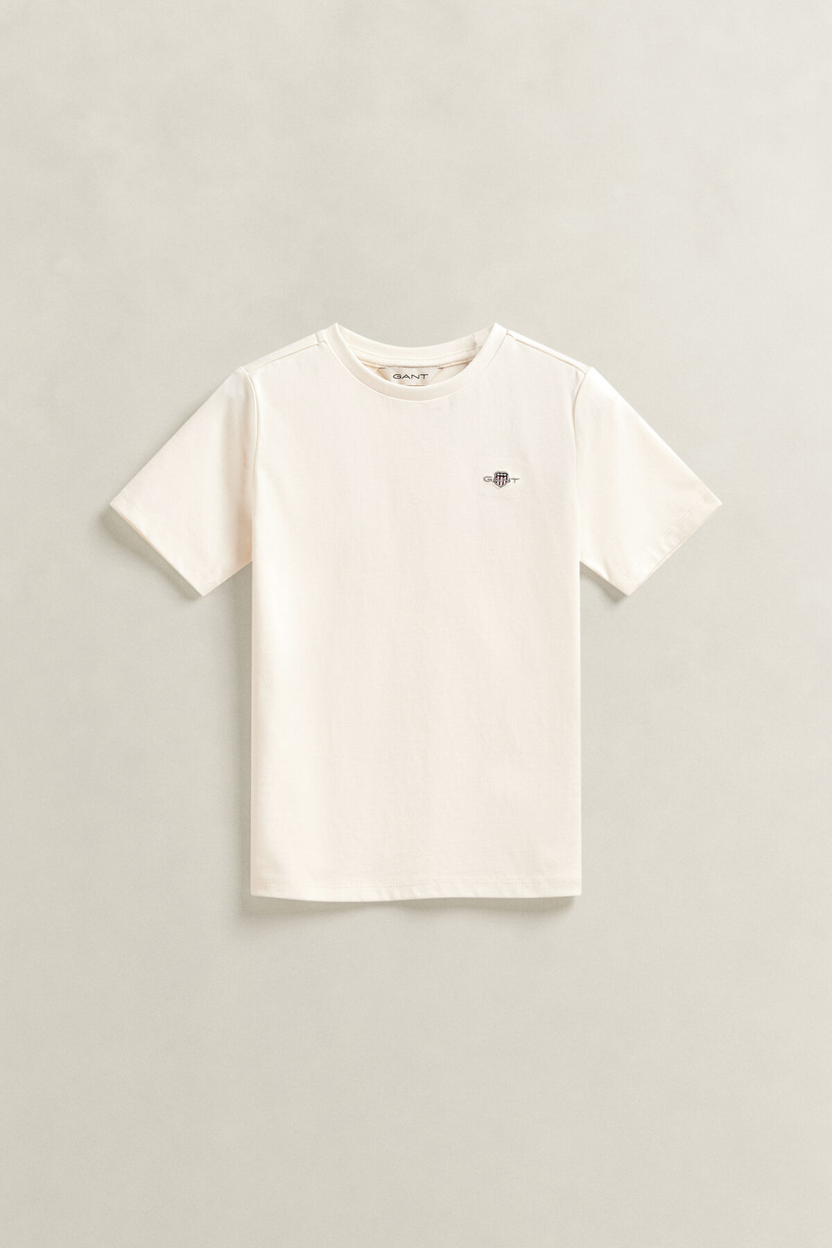 Kids Shield T-Shirt — CREAM