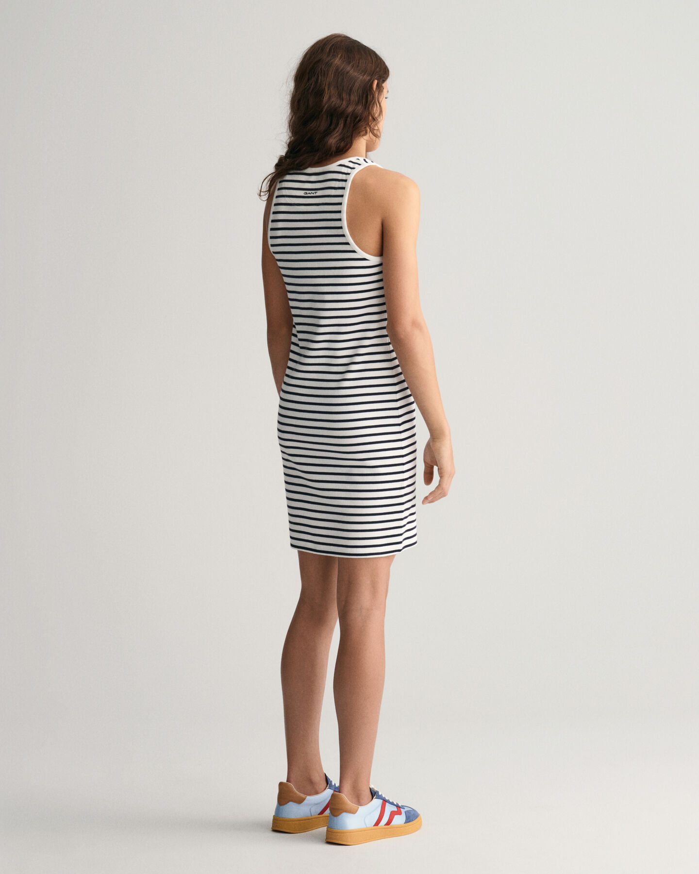 Teen Girls Striped Rib Tank Dress