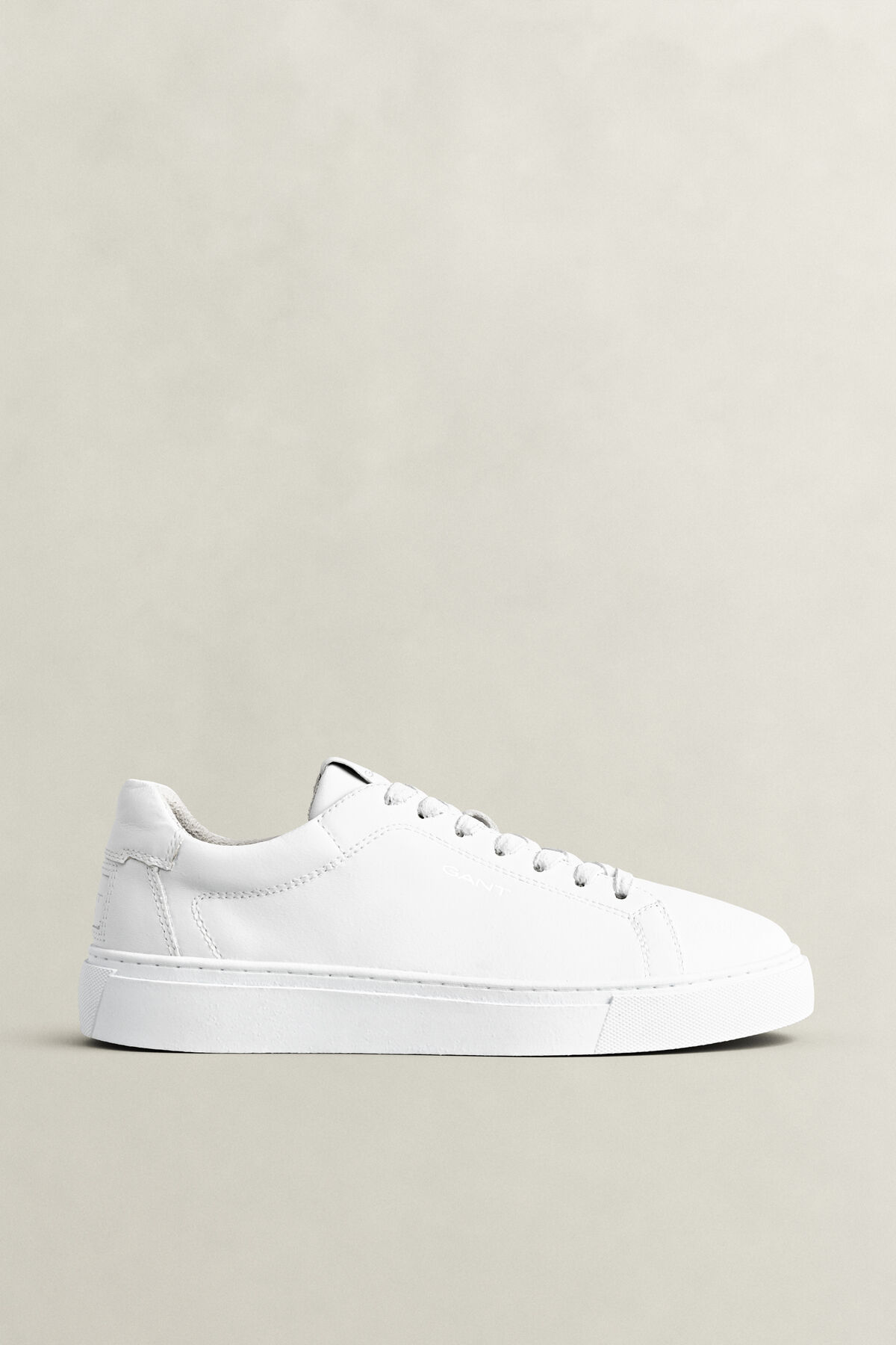 McJulien Leather Sneakers — WHITE