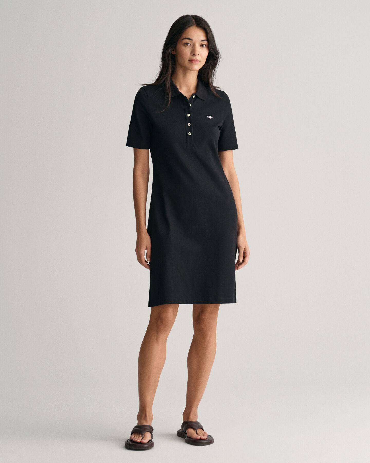 Shield Piqu&eacute; Polo Dress