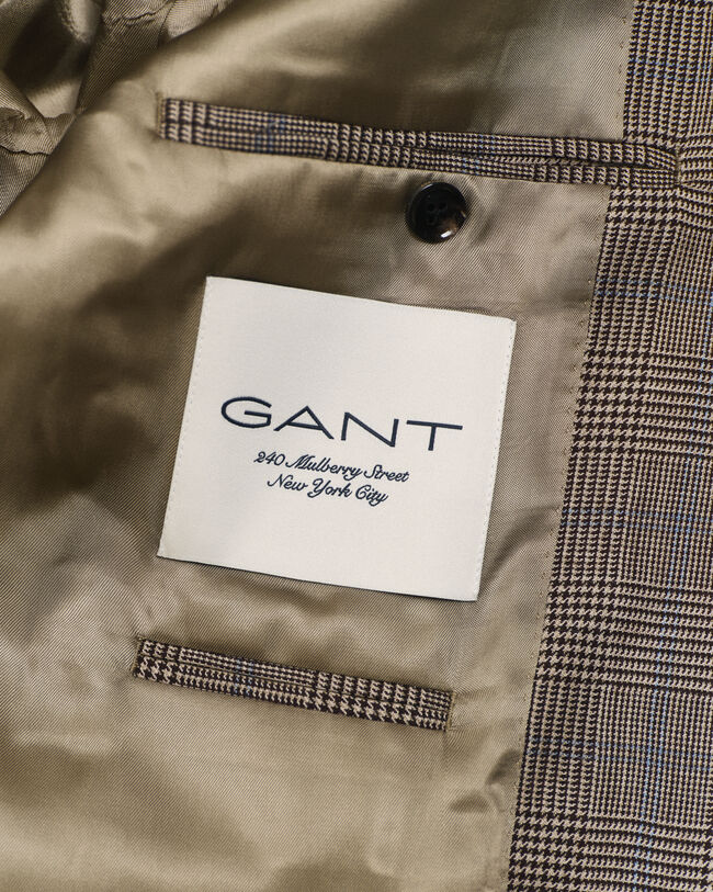 Regular Fit Glen Check Blazer