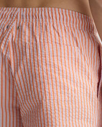 Classic Fit Seersucker Swim Shorts