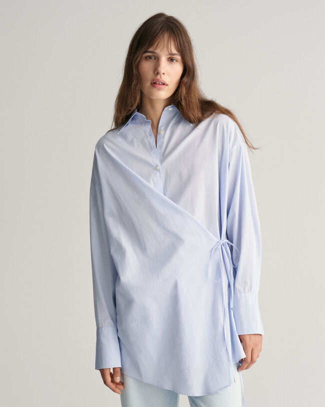 Oversized Wrap Shirt