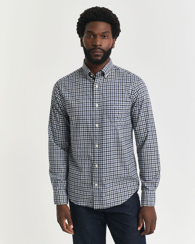 Regular Fit Gingham Twill Shirt